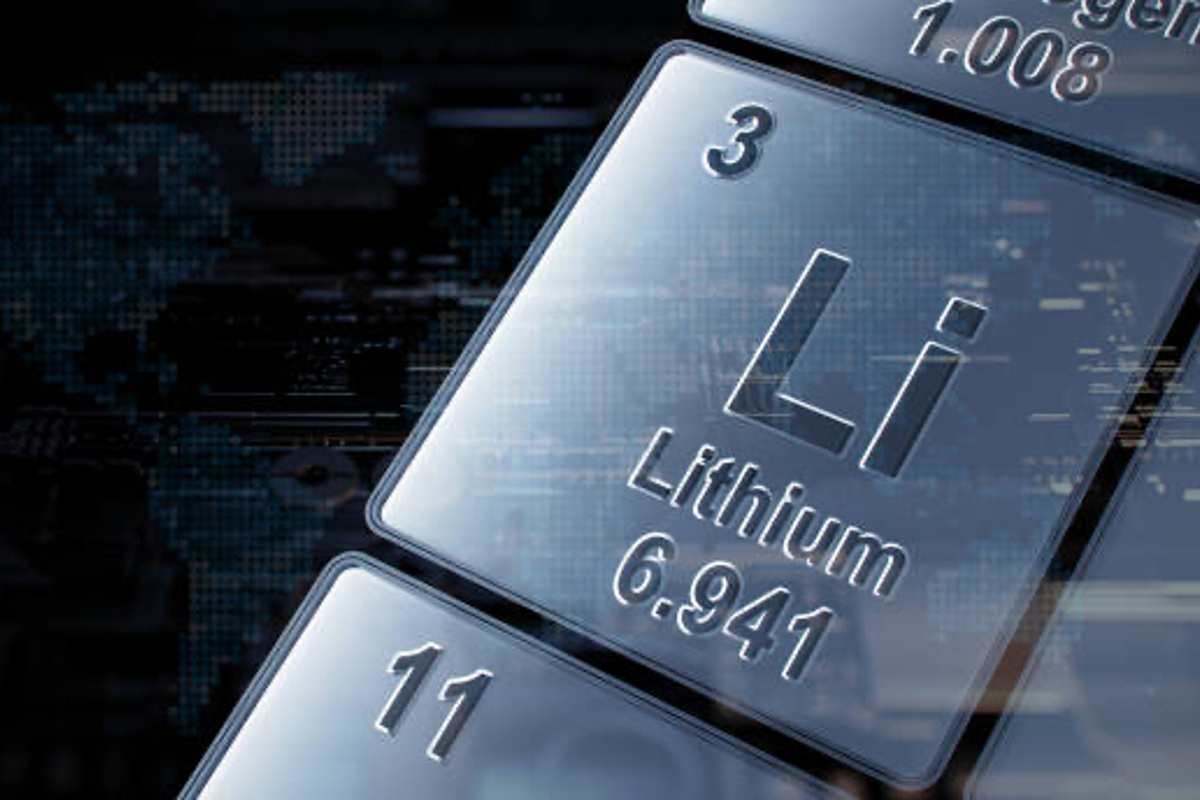 Lithium periodic symbol.