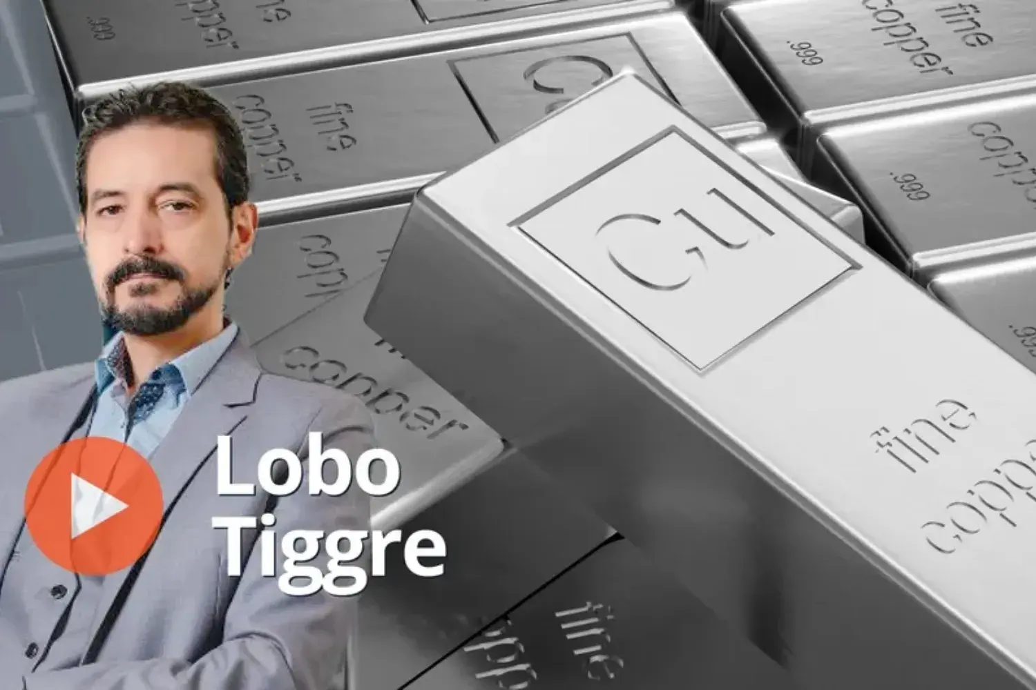 Lobo Tiggre, copper bars.