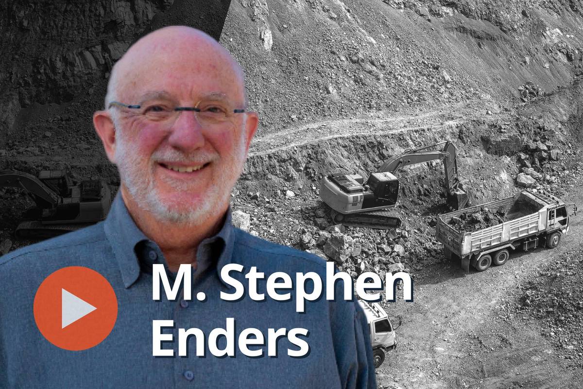 M. Stephen Enders, mine site.