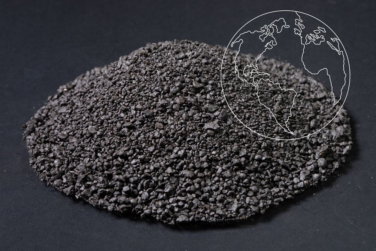 Manganese with globe.