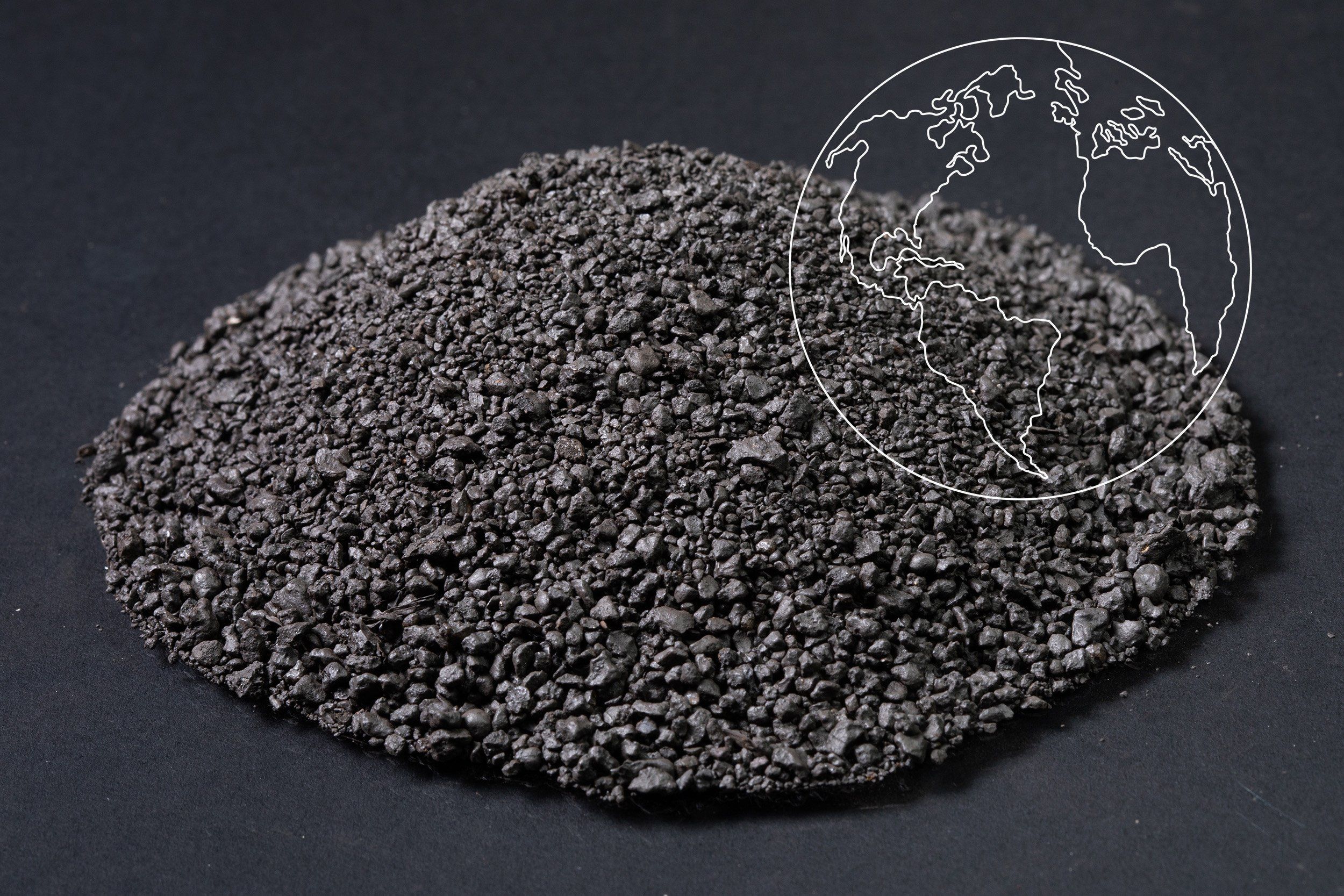 Manganese with globe.