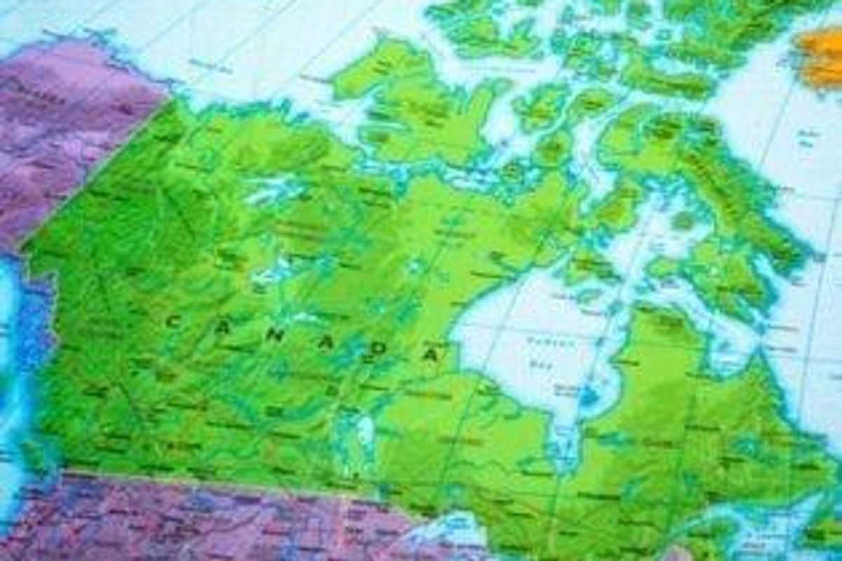 map of canada