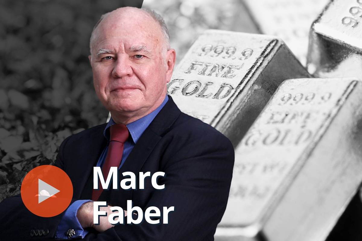 Marc Faber, gold bars.