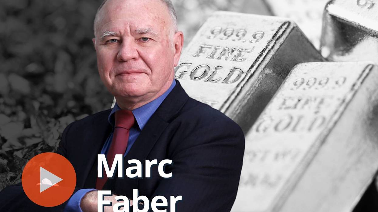 Marc Faber, gold bars.