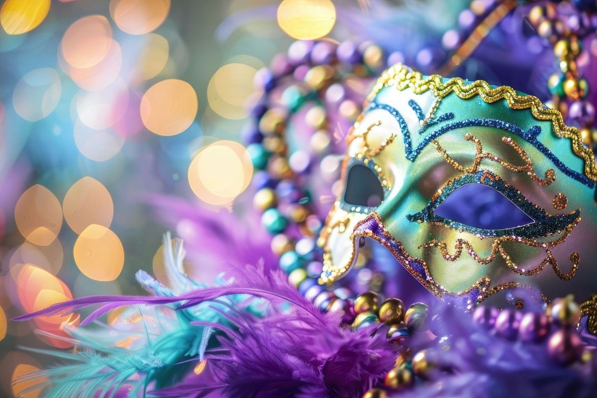 Mardi Gras mask.