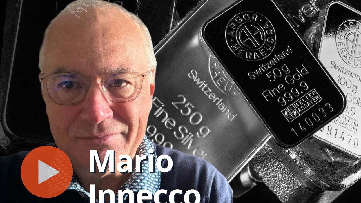Mario Innecco, gold and silver bars.
