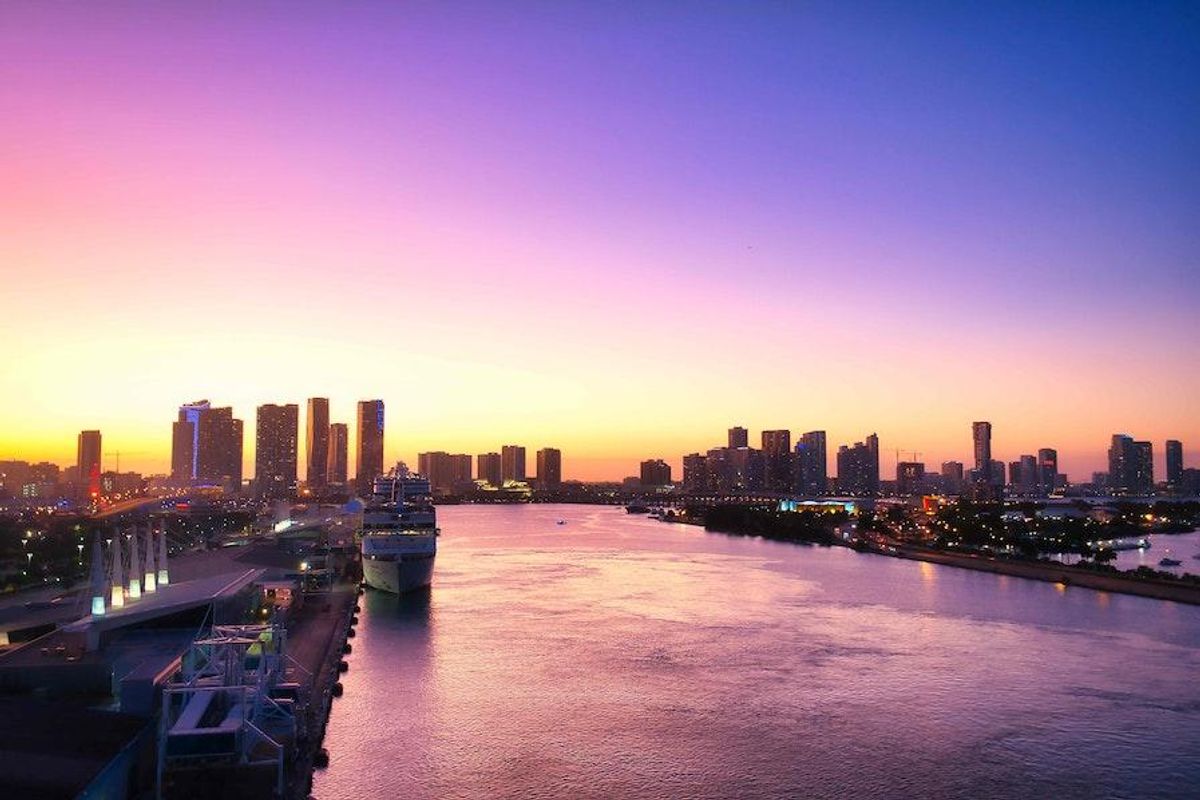 miami sunset