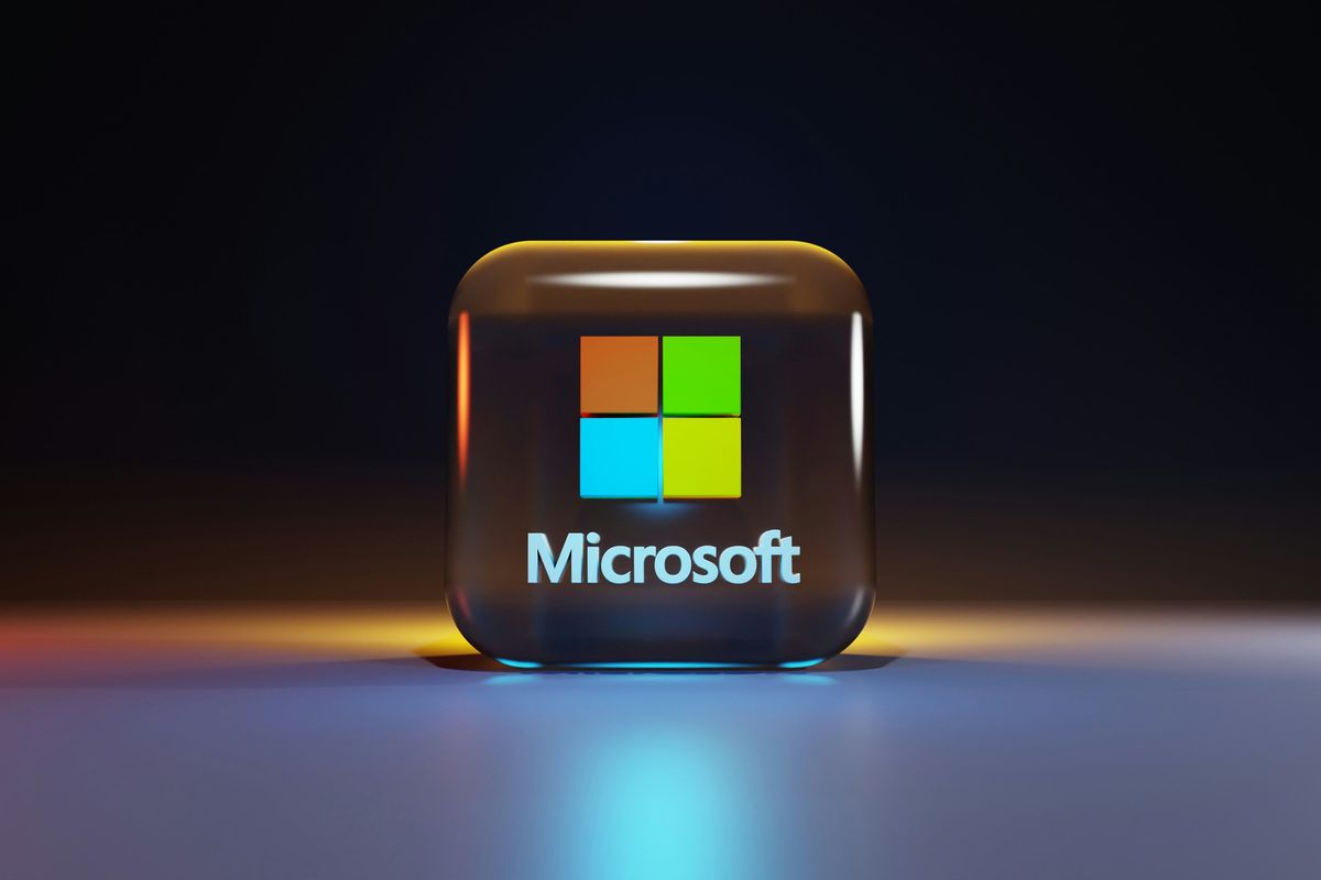 Microsoft logo.