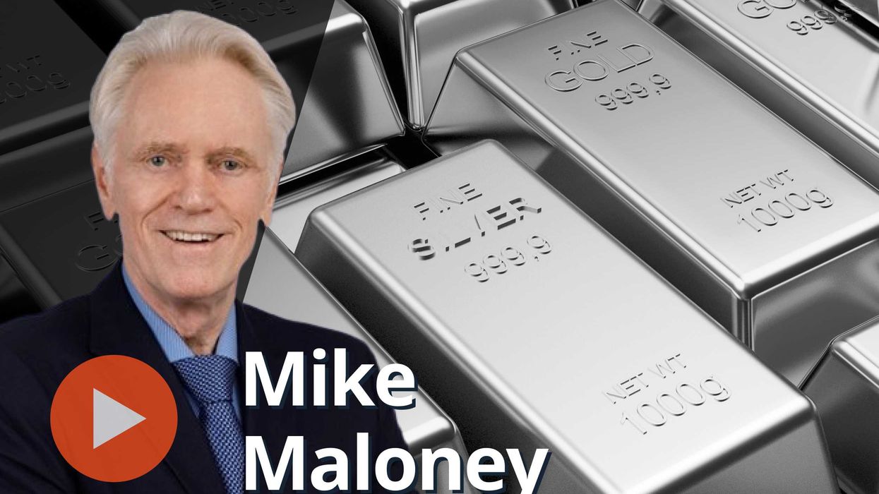 Mike Maloney, gold and silver bars.