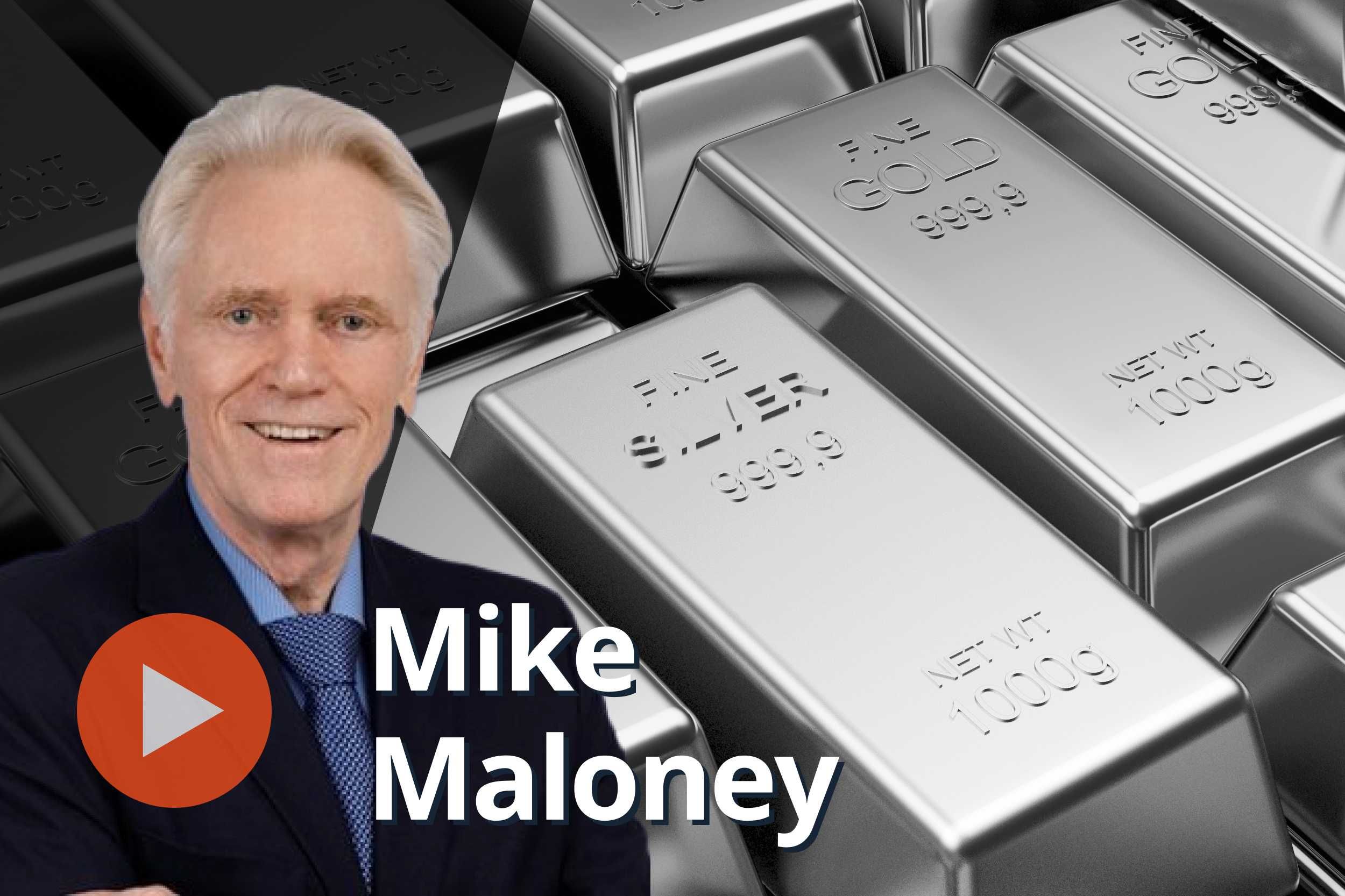 Mike Maloney, gold and silver bars.