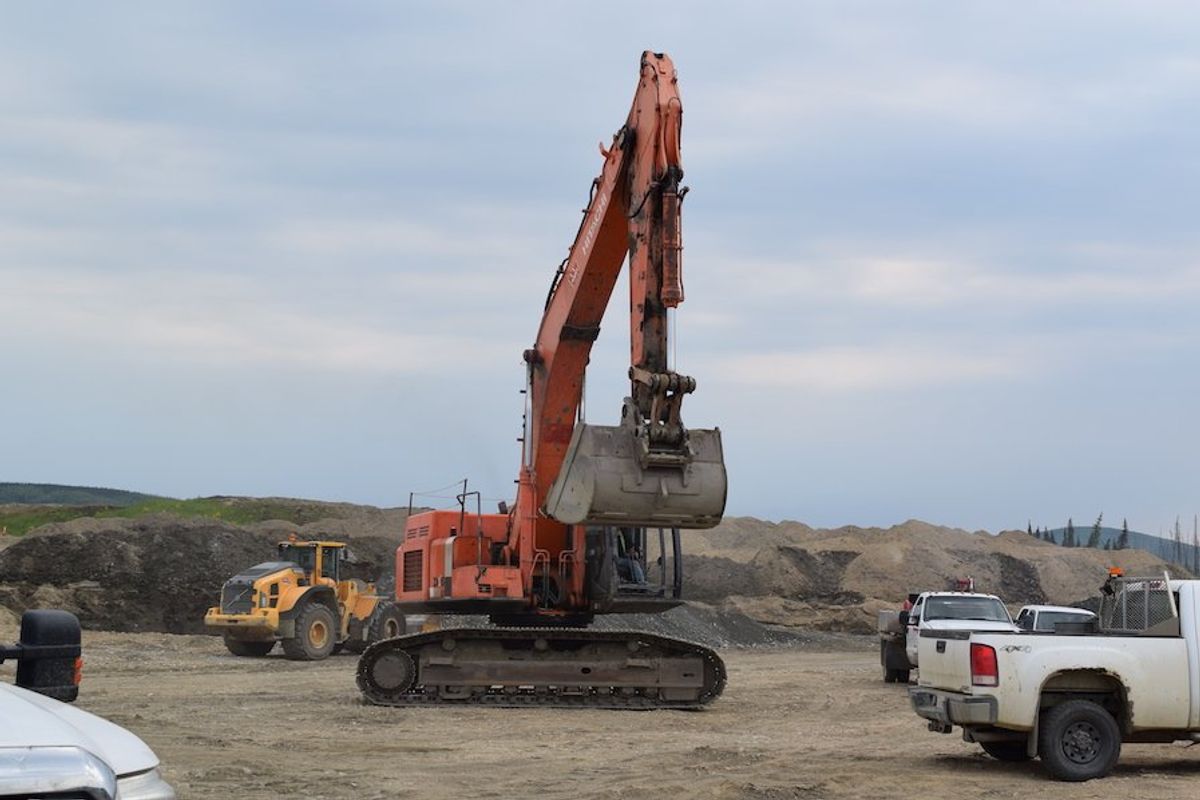 mining machinery in the yukon