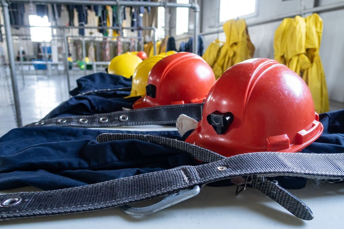 Mining safety equipment.