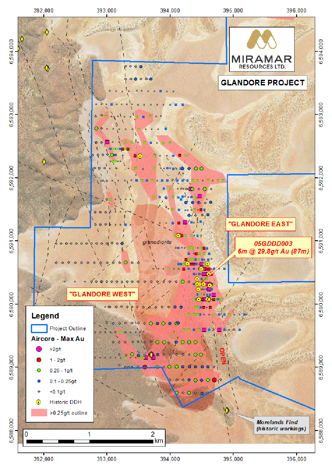 Miramar Resources'  u200bGlandore (Eastern Goldfields)