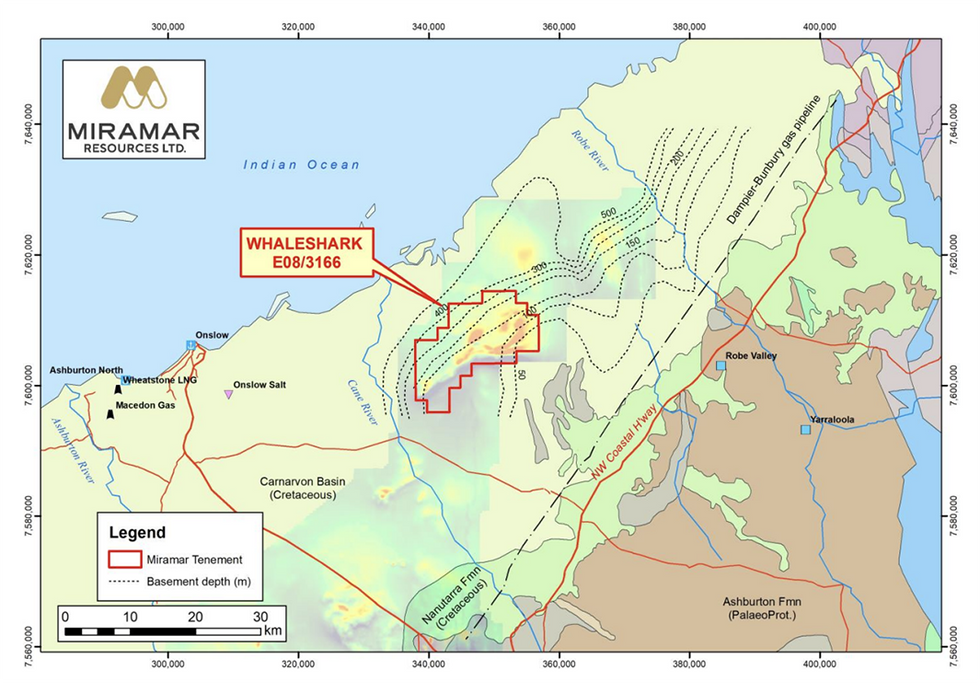 Miramar Resources'  Whaleshark (Ashburton)