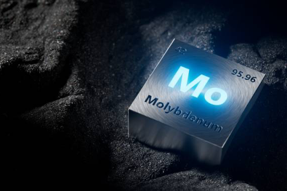 Molybdenum periodic symbol.