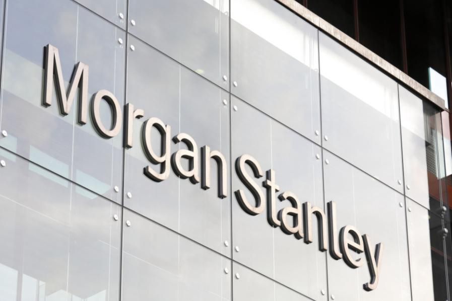 morgan stanley logo on a building