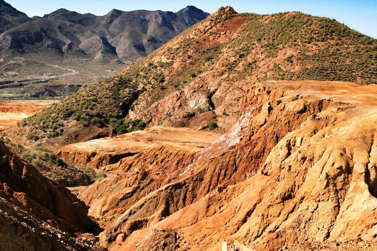mountainous hills