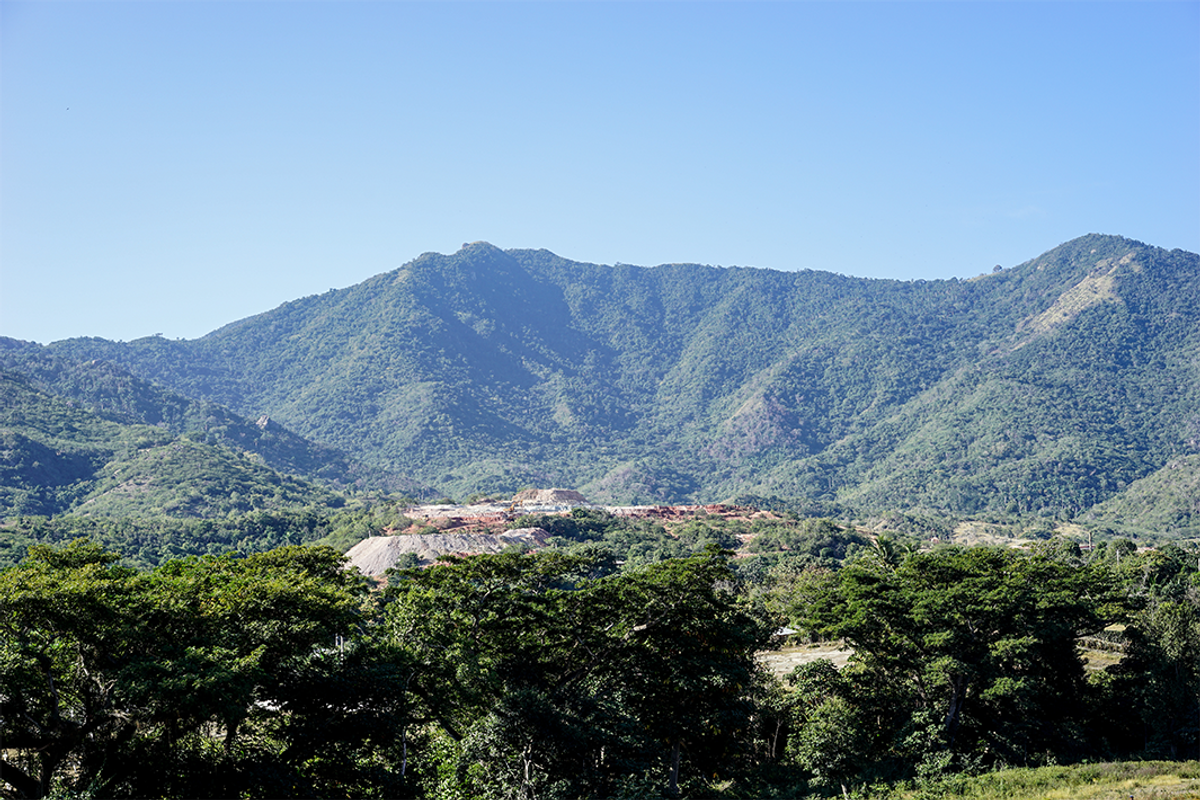 Mountains surrounding El Cobre Mine
