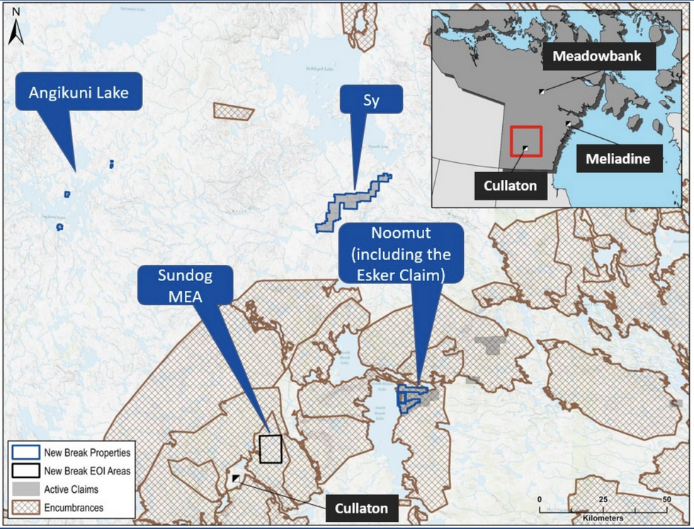 New Break Resources - Nunavut Property Portfolio