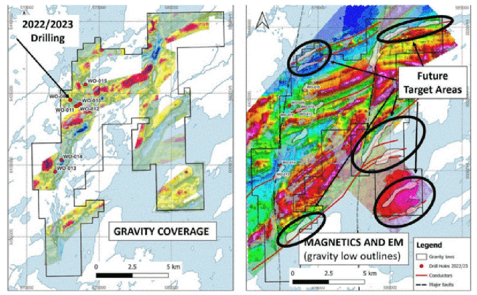 New Gravity Trends and Future Target Areas of Forum Energy Metals