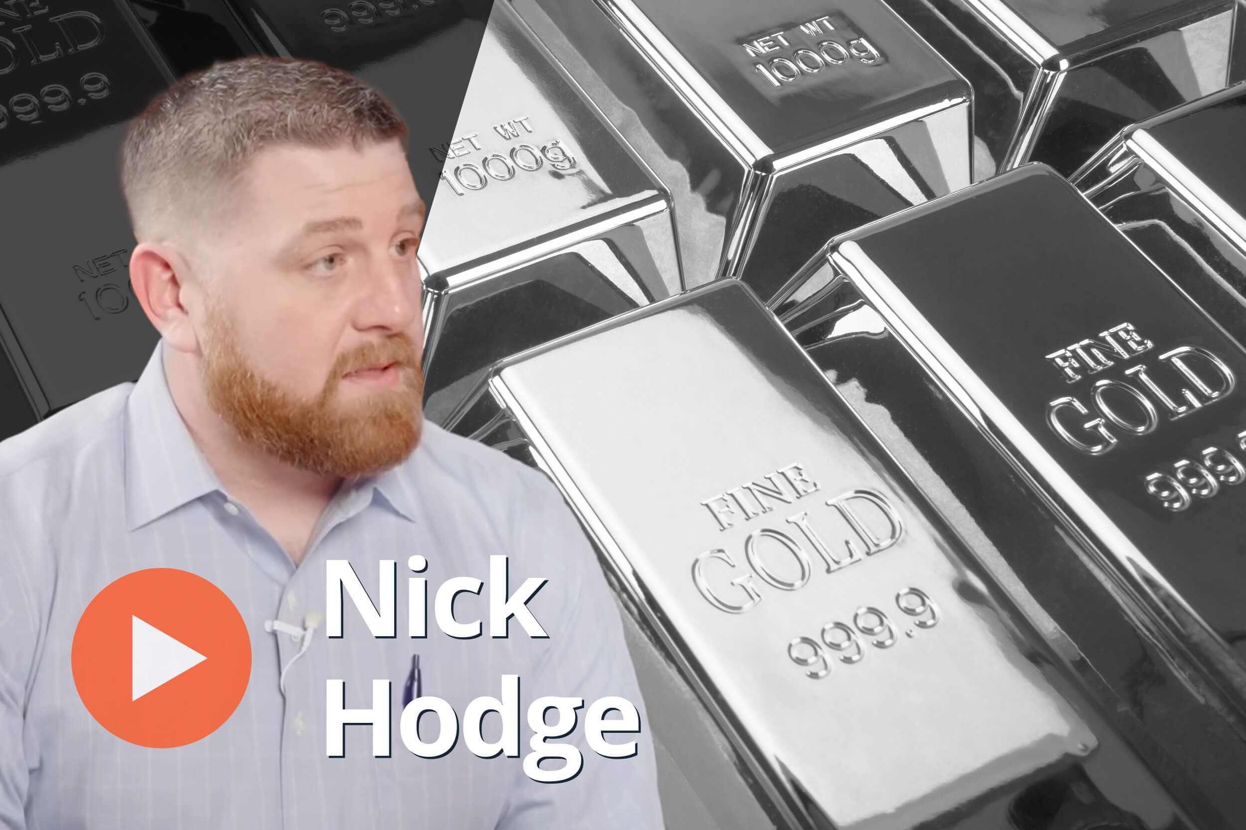 Nick Hodge, gold bars. 
