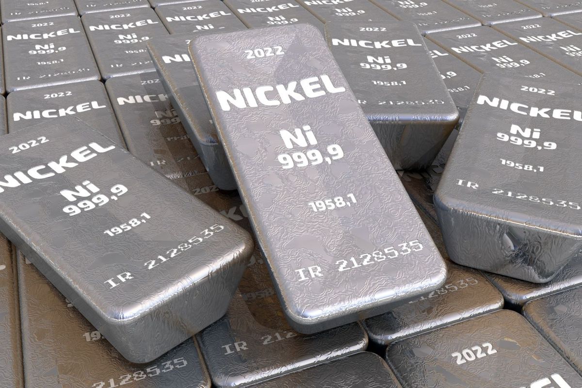 Nickel bars.