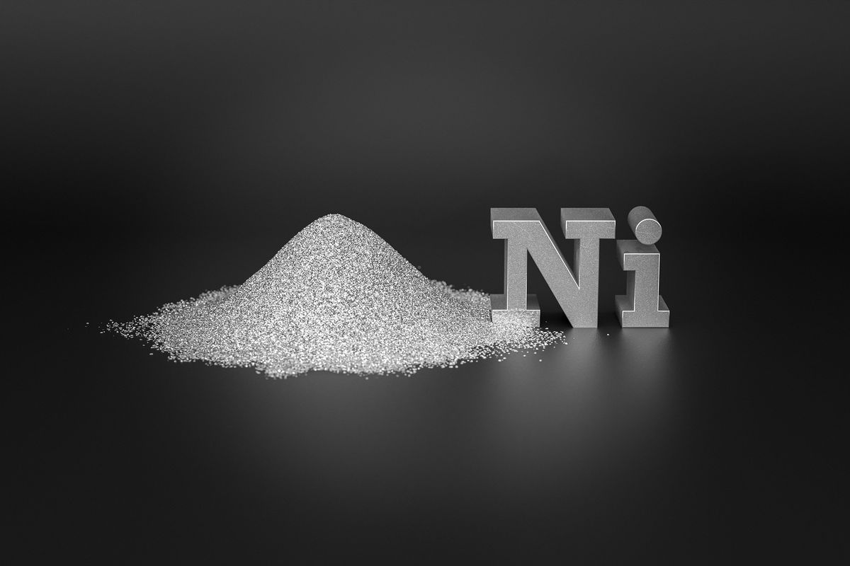 nickel powder and periodic symbol