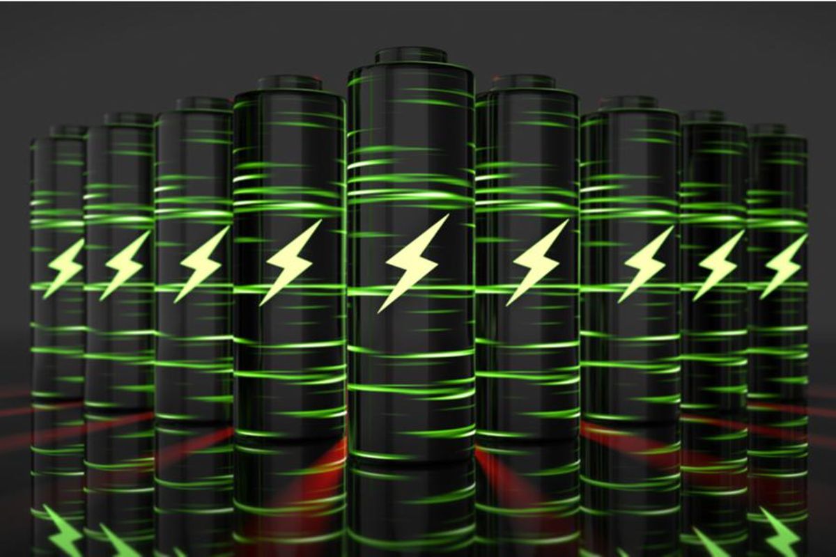 nine lithium batteries