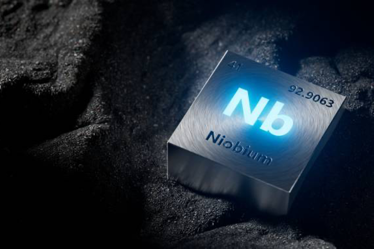 Niobium periodic symbol.