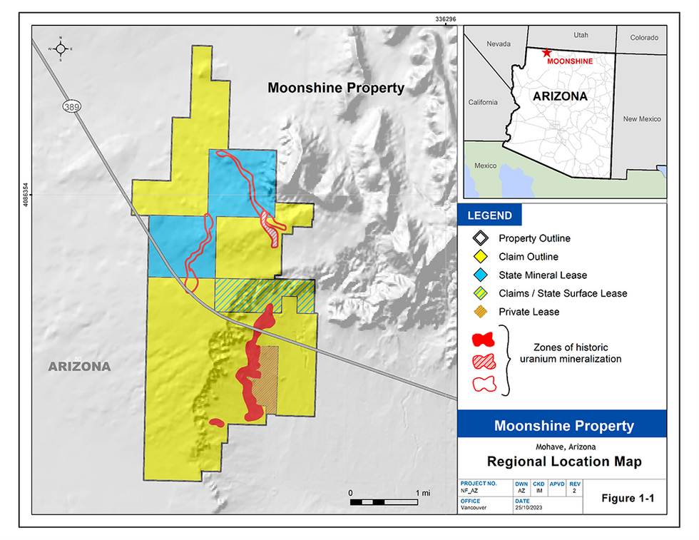 Nuclear Fuels' Moonshine Project in Arizona