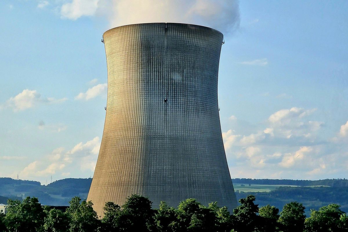 Nuclear power plant.