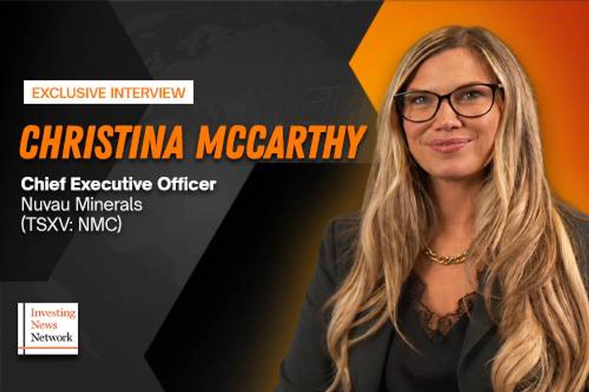 Nuvau Minerals CEO Christina McCarthy.