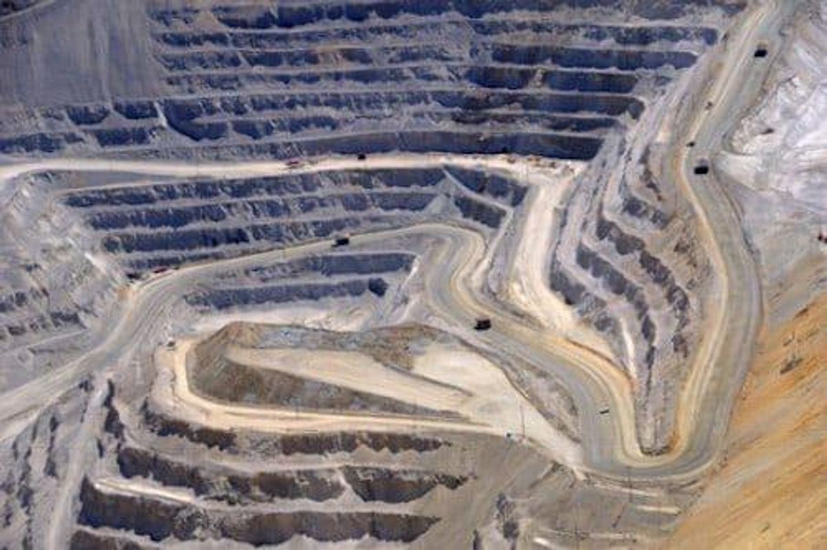 Open-pit mine.