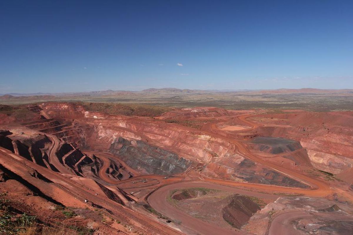 open-pit mine