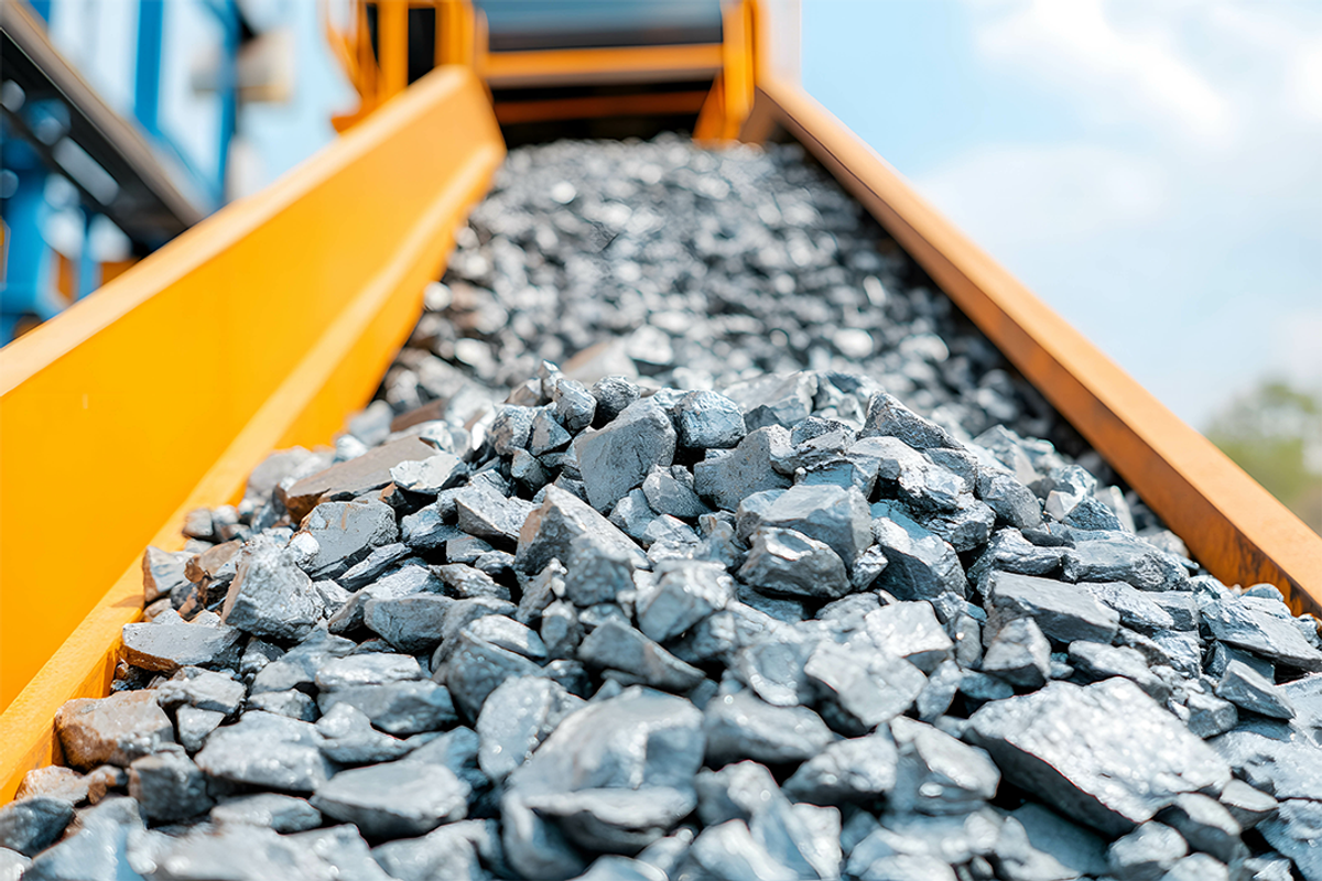 Ore-processing equipment.