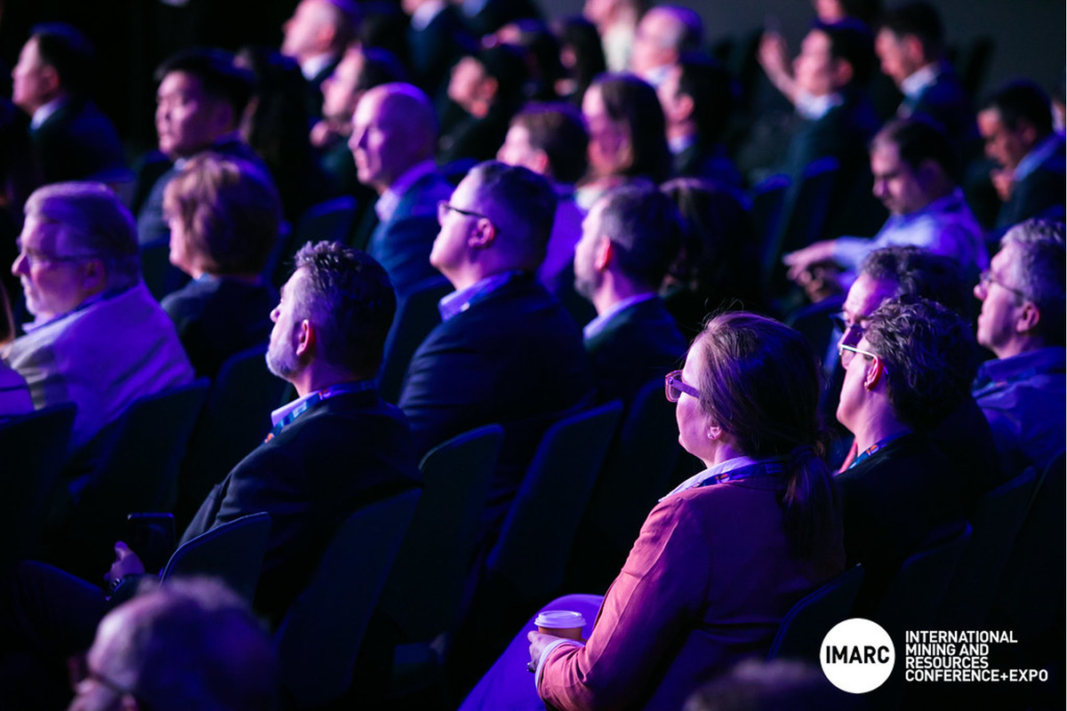 People attending IMARC.