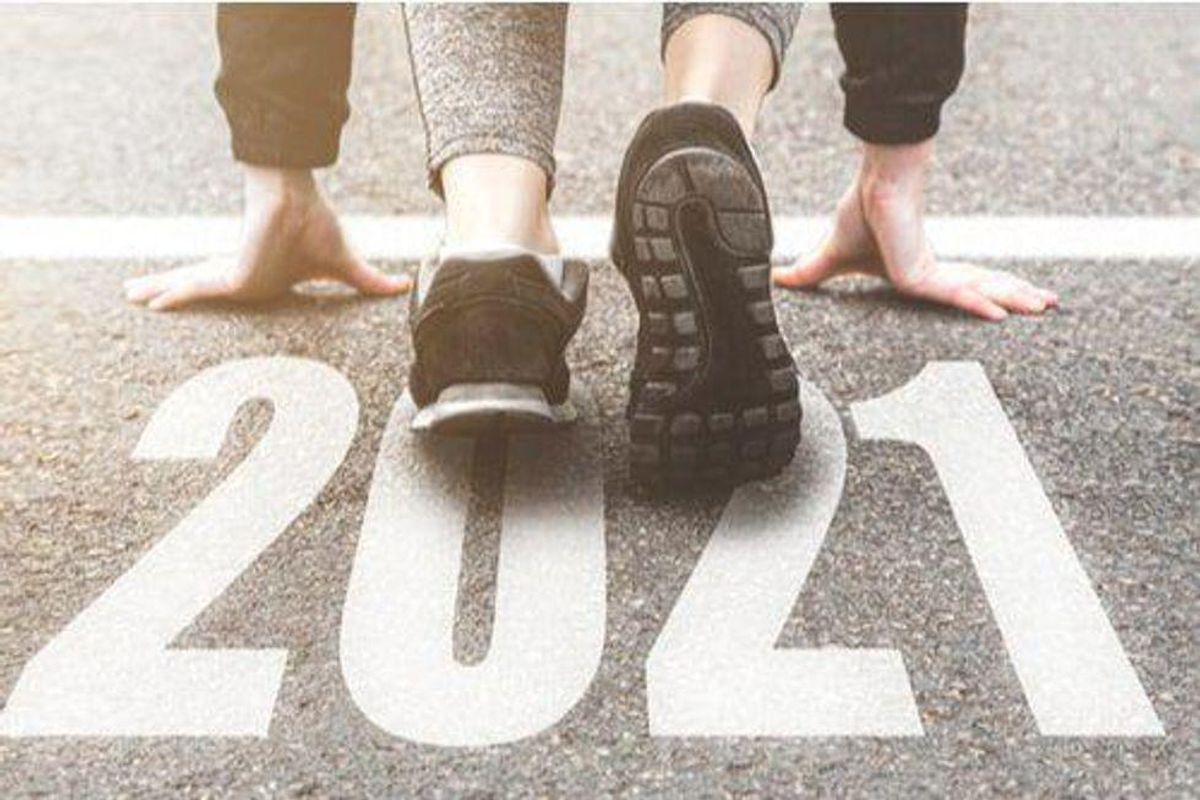 person starting race over the year "2021"