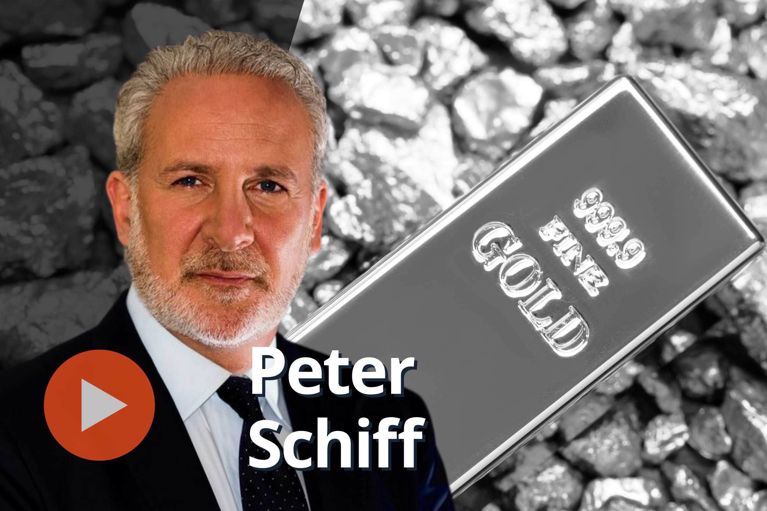 Peter Schiff, gold bar.