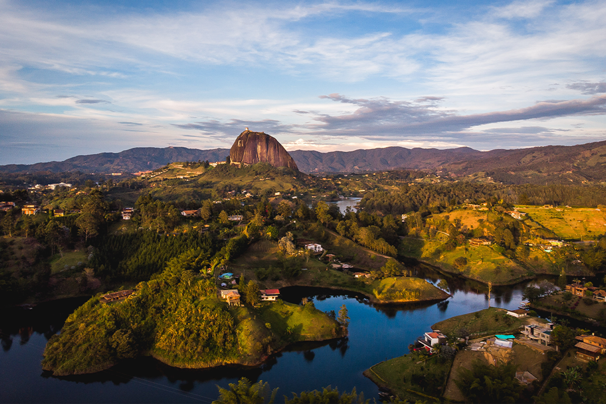 Piedra del Peñol, Antioquia, Colombia.