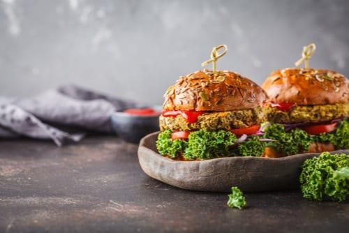 plant-based meat burgers