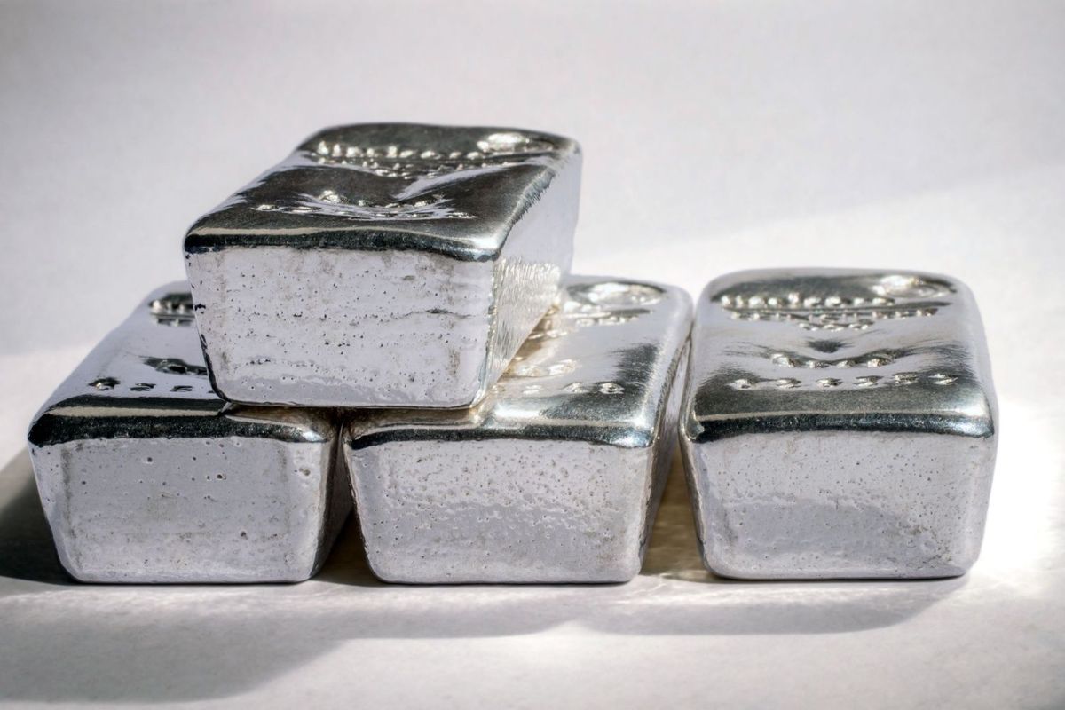 Precious metal bars.