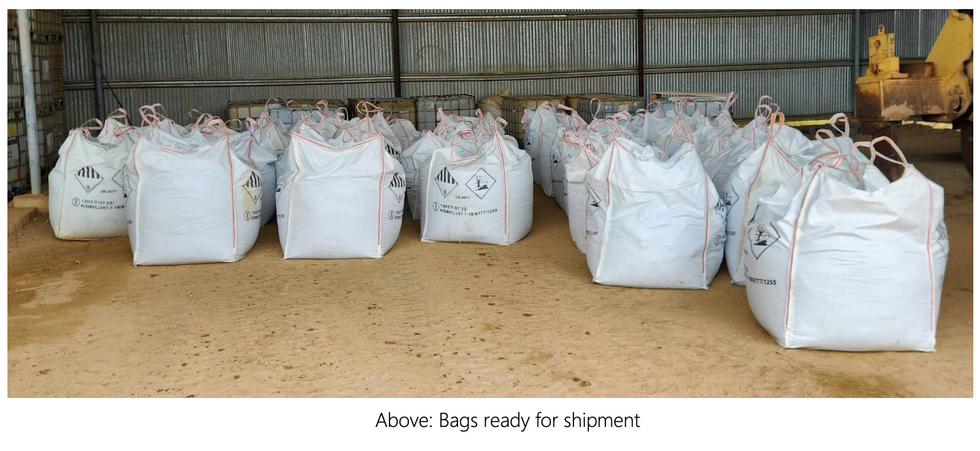 R3D bulka bags ready for shipment