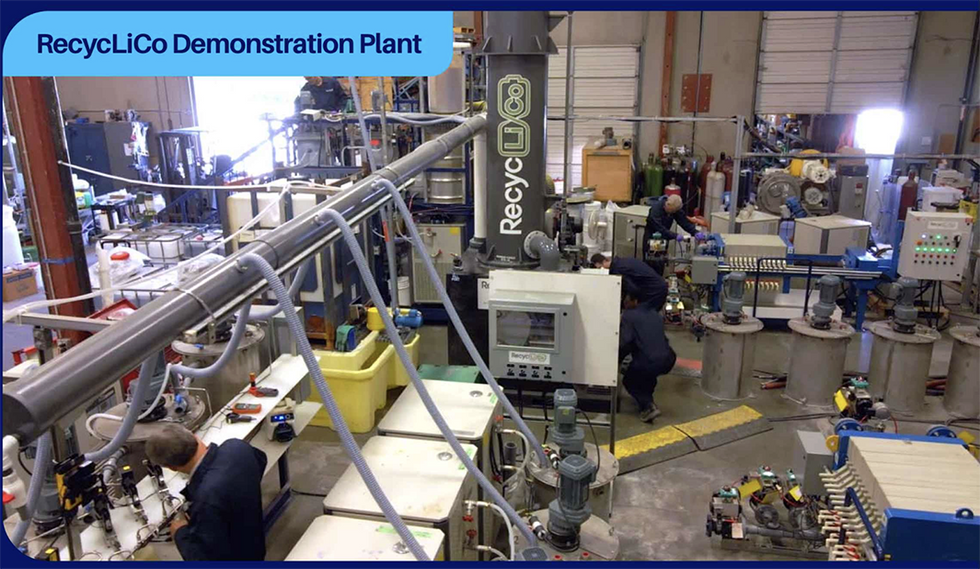 RecycLiCo Demonstration Plant