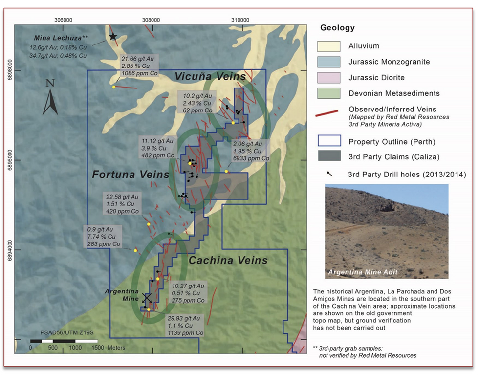 Red Metal Resources' projects in Perth