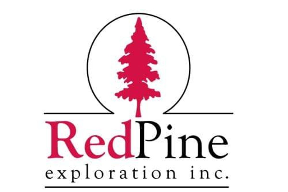 red pine exploration stock price