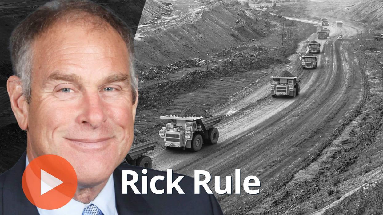 Rick Rule, mine site.
