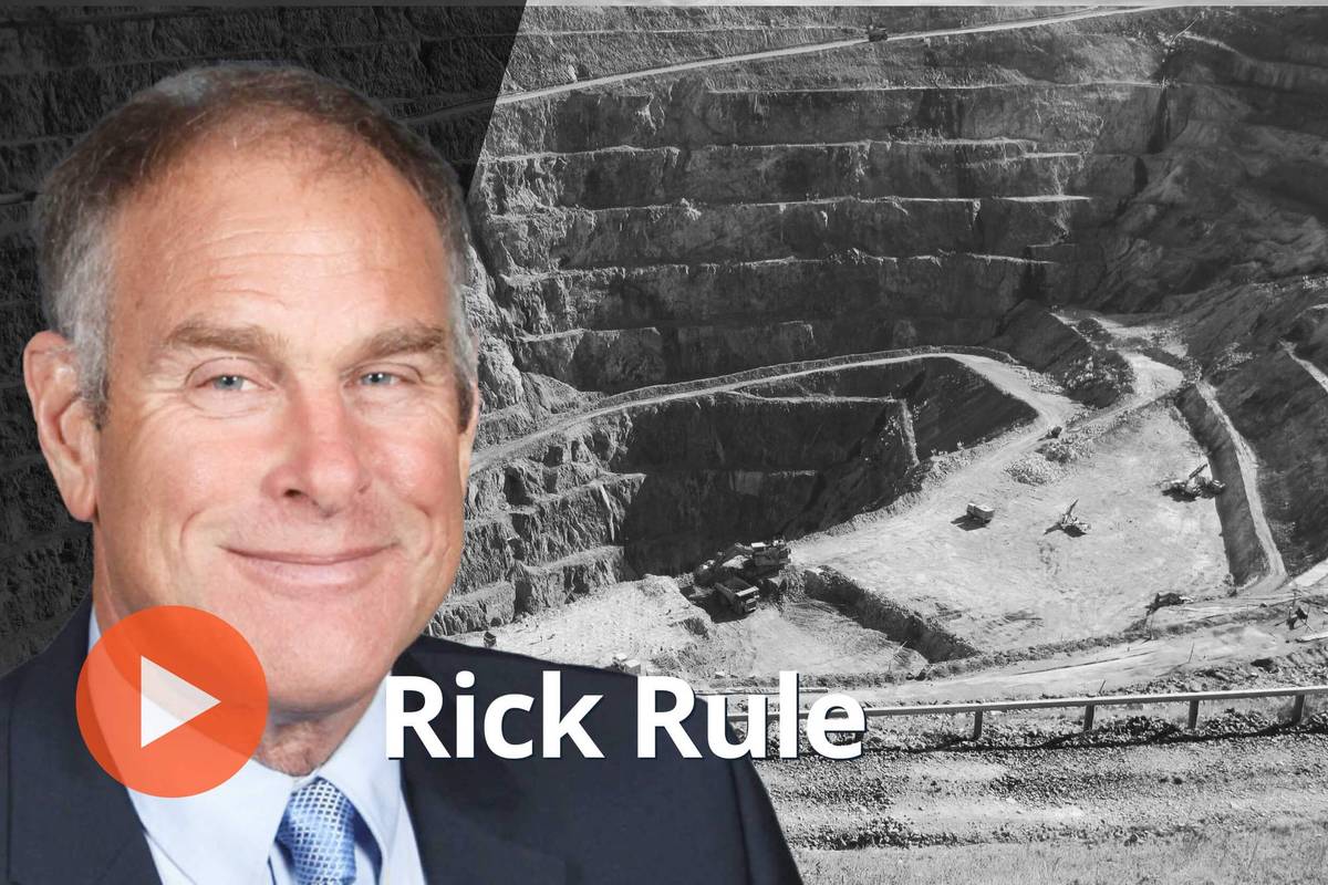 Rick Rule, mine site.