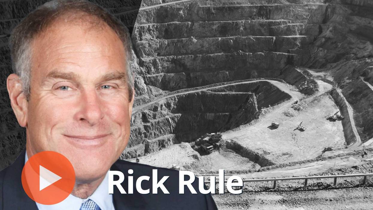 Rick Rule, mine site.