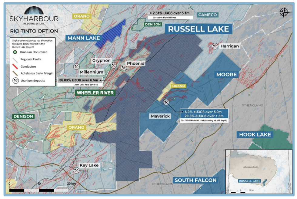 Russell Lake Uranium Project