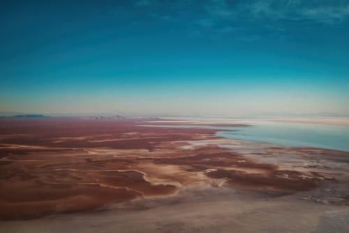 salt flat horizon